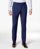 Bar Iii Men's Extra-slim Fit Stretch Wrinkle-resistant Blue Suit Pants, Only At Macy's