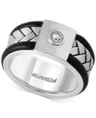 Gento By Effy Men's Woven-style Panther Ring In Sterling Silver