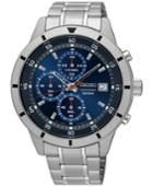 Seiko Men's Special Value Chronograph Stainless Steel Bracelet Watch 44mm Sks559