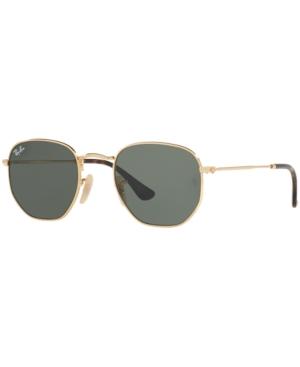 Ray-ban Sunglasses, Rb3548n 51 Hexagonal Flat Lens