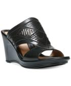 Naturalizer Oshea Open Toe Wedge Sandals Women's Shoes