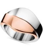Calvin Klein Women's Senses Two-tone Pvd Stainless Steel Ring Kj5epr2001