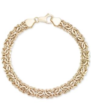 Byzantine Link Bracelet In 14k Gold
