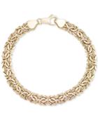Byzantine Link Bracelet In 14k Gold