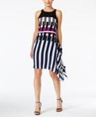 Alfani Printed Asymmetrical Dress, Only At Macy's