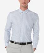 Perry Ellis Men's Challen Striped Long-sleeve Shirt
