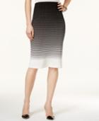 Eci Ombre Pencil Skirt