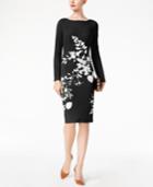 I.n.c. Floral-print Sheath Dress, Created For Macy's