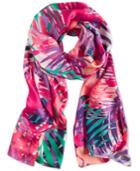 Calvin Klein Tropical Silk Scarf
