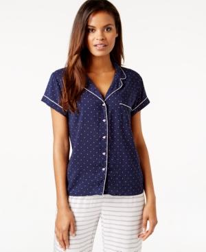 Tommy Hilfiger Polka-dot-print Button Front Top