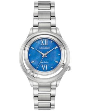 Citizen Eco-drive Women's L - Sunrise Diamond Accent Stainless Steel Bracelet Watch 33mm Em0510-53n