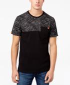 Superdry Men's Orange Logo Splatter Print Pocket T-shirt