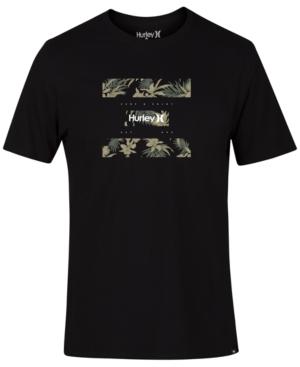 Hurley Men's Bar None Floral Graphic T-shirt