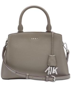 Dkny Paige Leather Medium Satchel, Created For Macy's