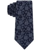 Tommy Hilfiger Men's Oxford Floral-print Slim Tie