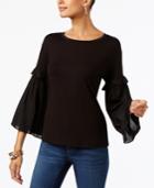 Inc International Concepts Bell-sleeve Top, Created For Macy's