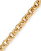 Signature Gold Rolo Chain Bracelet In 14k Gold Over Resin