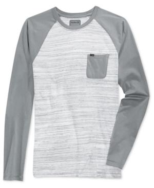 Hurley Men's Shifter Colorblocked Raglan-sleeve Pocket T-shirt