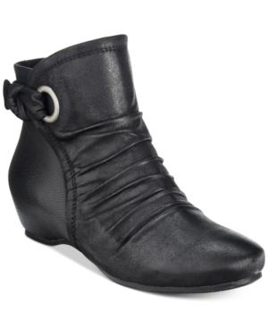 Bare Traps Salie Wedge Booties Women's Shoes