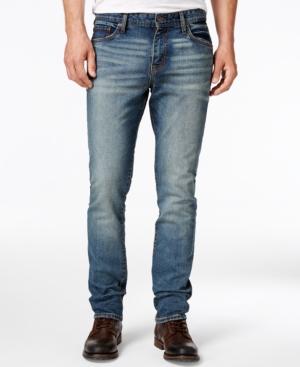 William Rast Men's Slim-fit Straight-leg Dean Bayou Jeans