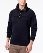 Weatherproof Stone Washed Mock Neck Pullover