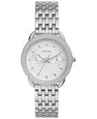 Fossil Women's Tailor Stainless Steel Bracelet Watch 35mm Es4054