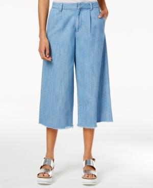 Rachel Rachel Roy Cotton Denim Culotte Pants, Only At Macy's