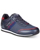Tommy Hilfiger Men's Navy Low-top Fashion Athletic Shoes Men's Shoes
