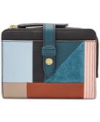 Fossil Fiona Tab Multifunction Patchwork Wallet
