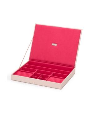 Large Stackable Jewelry Tray With Lid (also Available In Grey, Blush And Navy)