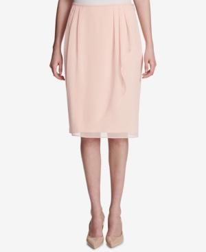 Calvin Klein Ruffled Wrap Skirt