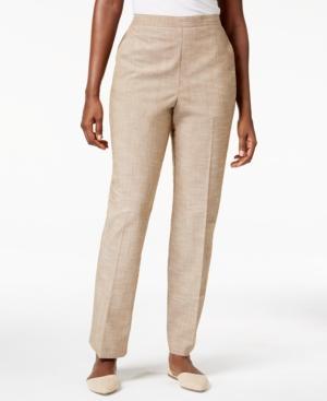 Alfred Dunner Petite Straight-leg Pull-on Pants
