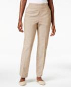 Alfred Dunner Petite Straight-leg Pull-on Pants