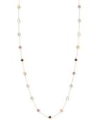 Victoria Townsend Multi-stone Bezel Necklace In 18k Gold Over Sterling Silver (20 Ct. T.w.)