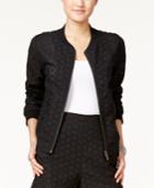 Sanctuary Twilight Eyelet Illusion Bomber Jacket