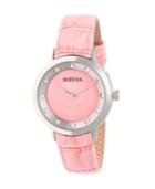 Bertha Quartz Cecelia Collection Pinkleather Watch 34mm