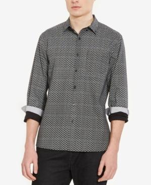 Kenneth Cole New York Men's Micro Dot Print Shirt