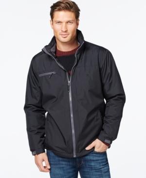 Izod Fleece-lined Windbreaker Jacket
