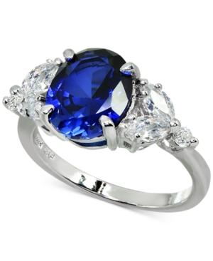 Giani Bernini Cubic Zirconia Statement Ring In Sterling Silver, Created For Macy's