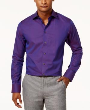 Tallia Men's Fitted Dobby Circle Dress Shirt