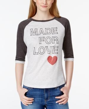 Ntd Juniors' Love Graphic Baseball T-shirt