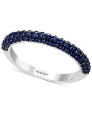 Splash By Effy Sapphire Pave Ring (7/8 Ct. T.w.) In Sterling Silver