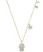 Yellora™ Diamond Necklace, Yellora™ Diamond Hamsa Drop Pendant (1/4 Ct. T.w.)