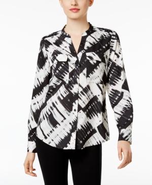Calvin Klein Printed Blouse