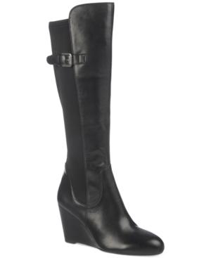 Franco Sarto Obelisk Over-the-knee Wedge Boots Women's Shoes
