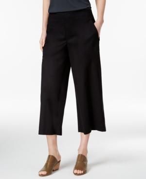 Eileen Fisher Cropped Wide-leg Pants, Regular & Petite