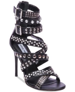 Steve Madden Women's Moto Embellished Dress Sandals