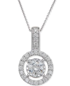 Trumiracle Floating Diamond Pendant Necklace (3/4 Ct. T.w.) In 14k White Gold