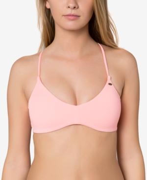O'neill Salt Water Lace-up Bikini Top Women's Swimsuit