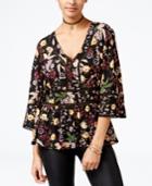 One Hart Juniors' Peplum Blouse, Created For Macy's